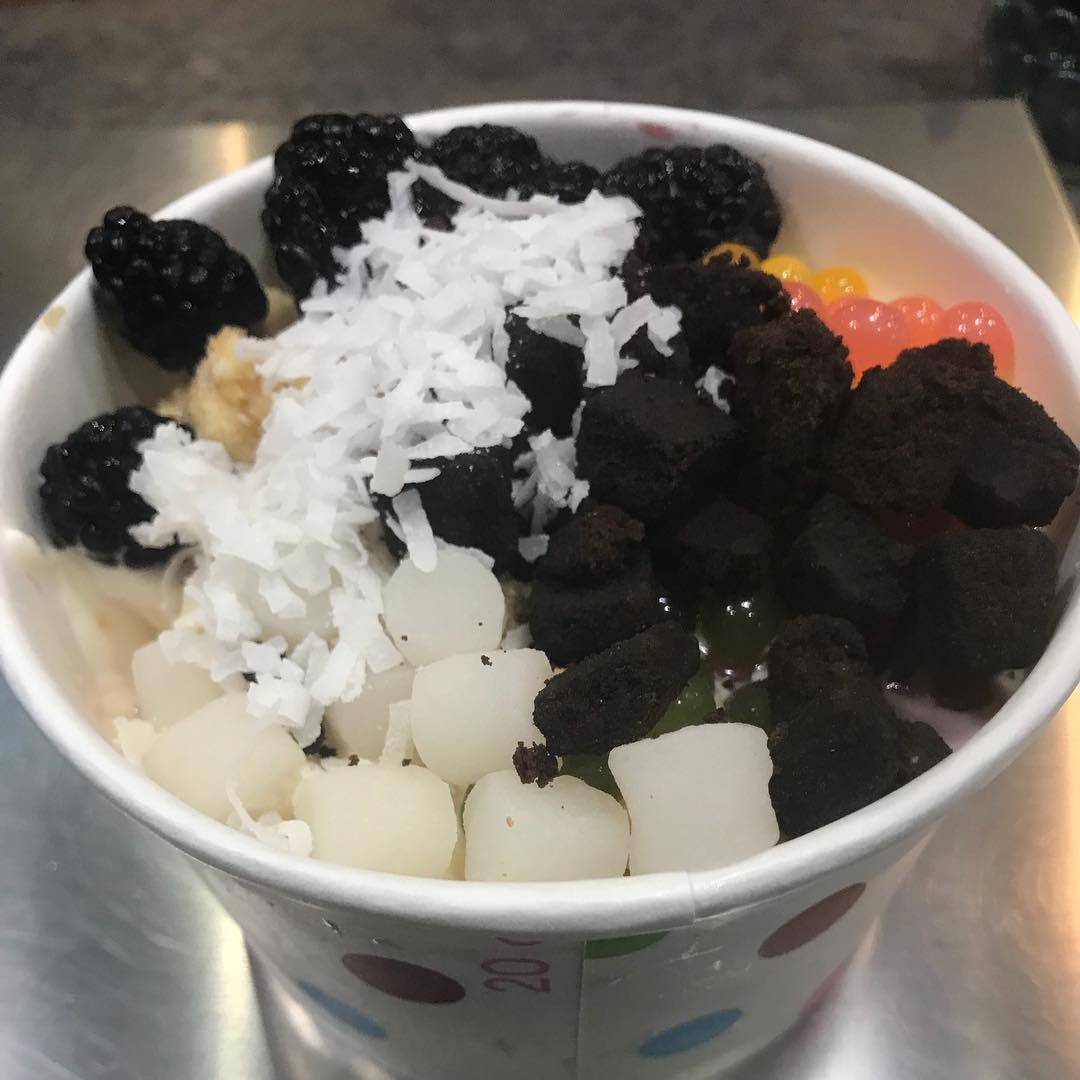 Menu Official Bliss Frozen Yogurt site & Online Ordering