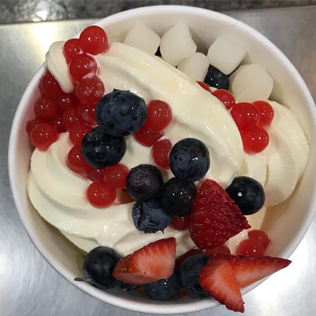 Menu Official Bliss Frozen Yogurt site & Online Ordering